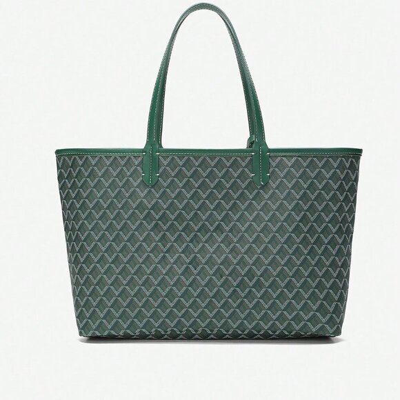 Green Elegant Women's Shoulder Casual Handbag/Tote - Picture 3 of 7